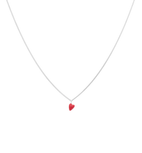 Afbeelding in Gallery-weergave laden, Anna Nina Heart Beat Necklace Zilver
