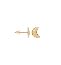 Afbeelding in Gallery-weergave laden, Anna Nina Single Croissant Stud Goud
