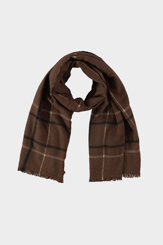 Sjaal Bruin Lurex