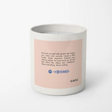 Afbeelding in Gallery-weergave laden, &#39;Chilled Music, Great Talks&#39; Handcrafted Scented Candle
