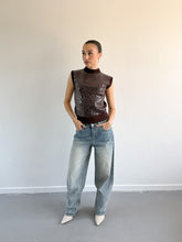 Afbeelding in Gallery-weergave laden, Sara glitter top bruin
