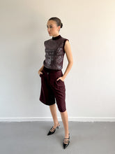 Afbeelding in Gallery-weergave laden, Sara glitter top burgundy
