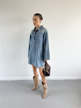 Afbeelding in Gallery-weergave laden, Mila denim jurk blauw

