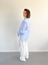 Afbeelding in Gallery-weergave laden, Blauw / Wit Gestreepte Blouse
