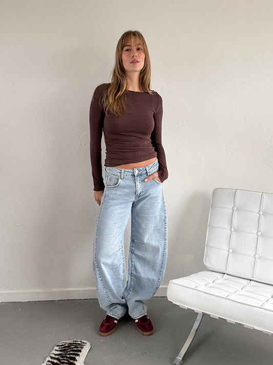 Suze barrel balloon jeans