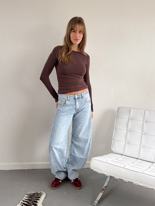 Suze barrel balloon jeans