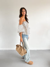 Afbeelding in Gallery-weergave laden, Hanna polka dot top wit
