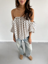 Afbeelding in Gallery-weergave laden, Hanna polka dot top wit
