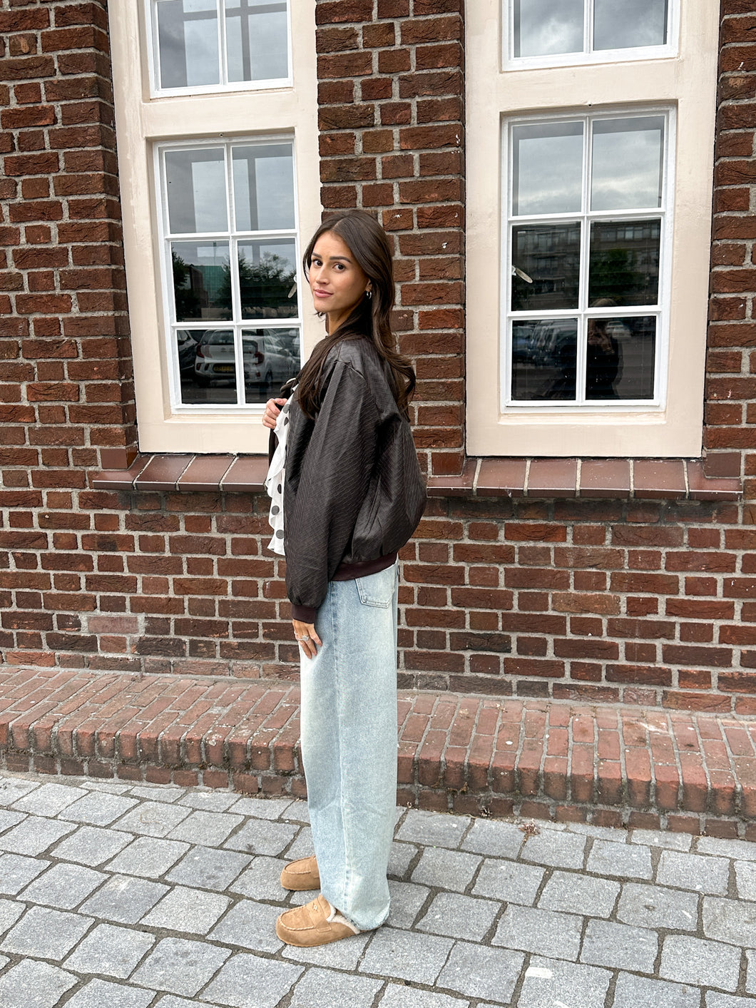 Pip leren jack choco bruin