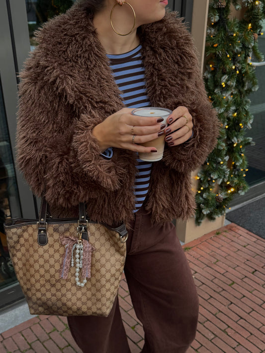 Vera faux fur jas