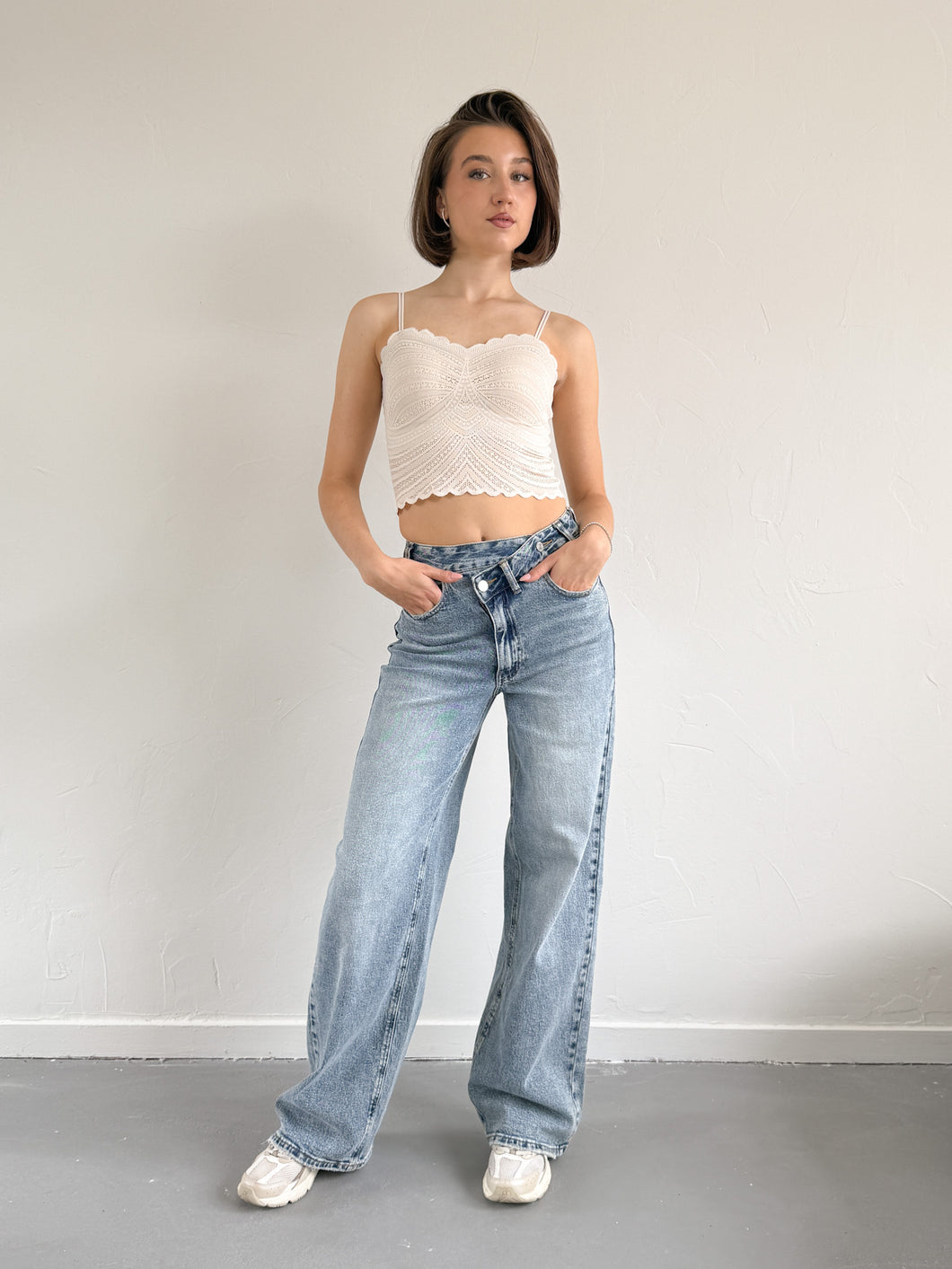 Maartje kanten bralette beige