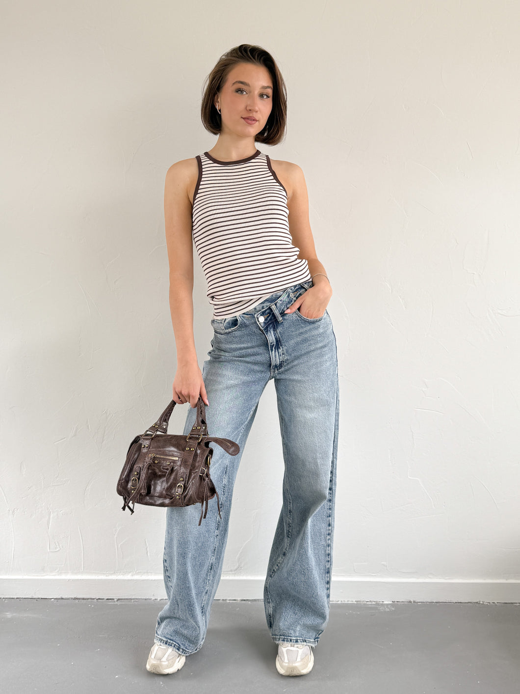 Lieke tanktop creme