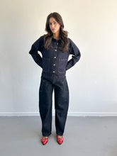 Afbeelding in Gallery-weergave laden, Noor balloon fit jeans donkerblauw
