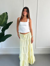Afbeelding in Gallery-weergave laden, Rosa maxi rok geel
