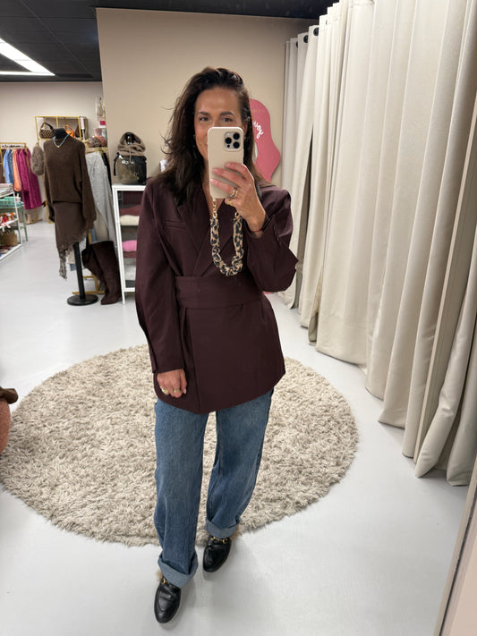 Fieke getailleerde blazer