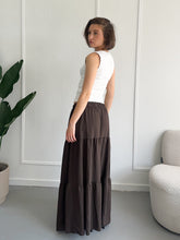 Afbeelding in Gallery-weergave laden, Lola maxi rok bruin
