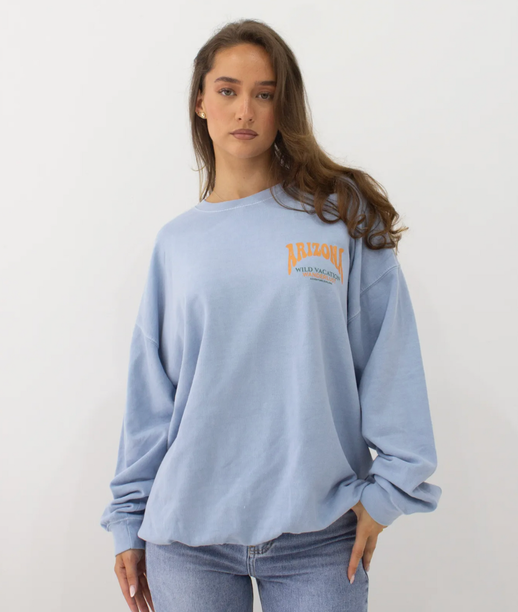 ByHan Oversized Sweater Arizona Light Blue