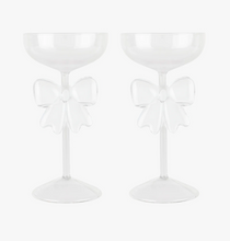 Afbeelding in Gallery-weergave laden, Set of two Bow Coupes Clear
