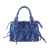 Afbeelding in Gallery-weergave laden, Inspired Handtas Rina Jeans Oranje Blauw
