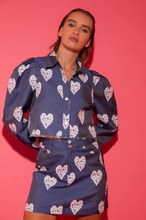 Afbeelding in Gallery-weergave laden, Studio Amaya Heart Jacket | Blue

