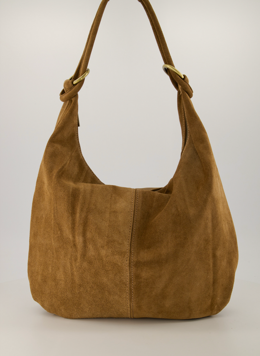 Suez schoudertas Taupe