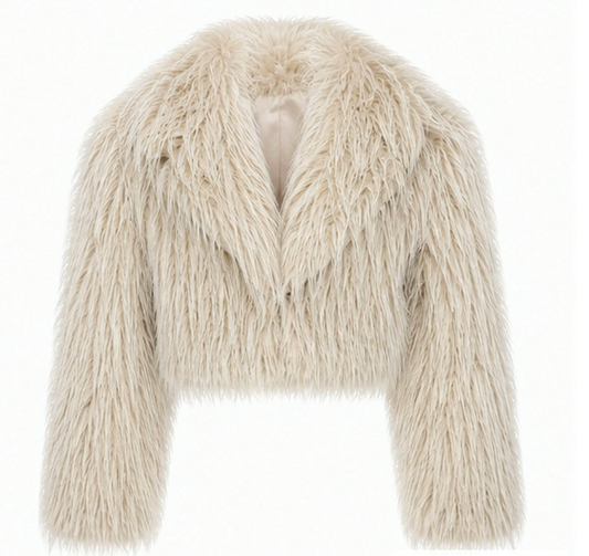 Fluffy Fake Fur jas