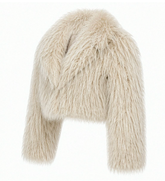 Fluffy Fake Fur jas