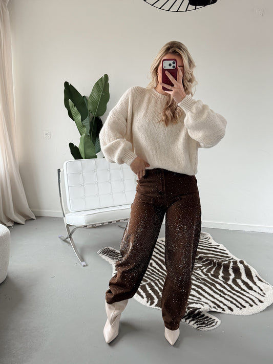 Sanne glitter balloon baggy jeans