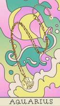 Afbeelding in Gallery-weergave laden, Aquarius Zodiac Necklace
