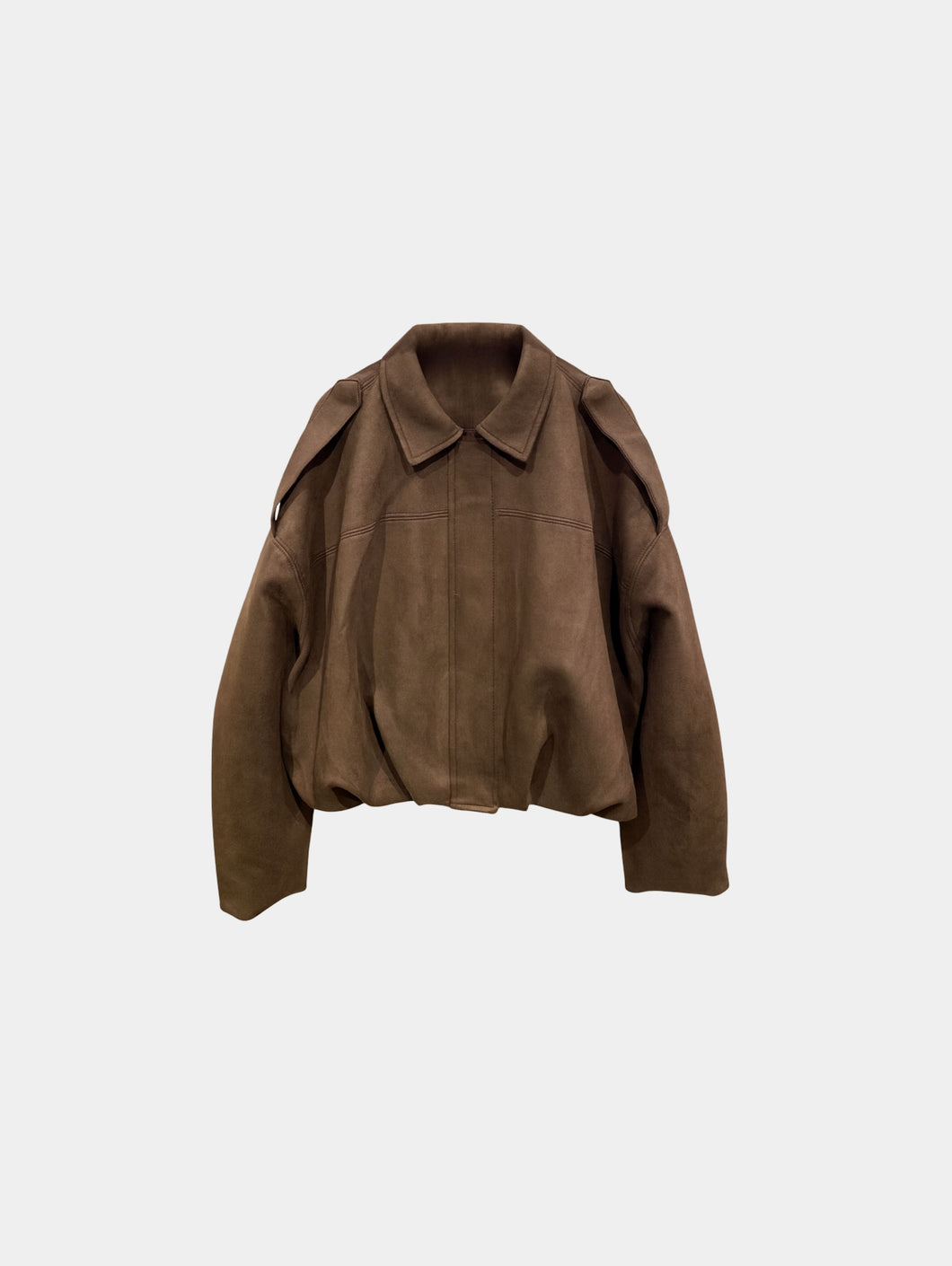 Chloe suede jasje bruin